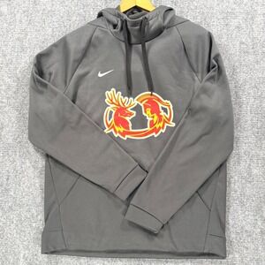 Nike Therma-FIT CMS Claremont Mudd Scripps Hoodie Men's Large Gray NWT